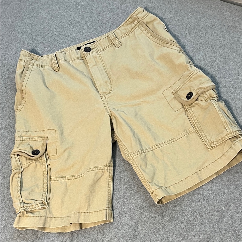 Mens Aeropostel Cargo Cotton Shorts Size 32 Utility Skater Beach